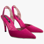 TACÒN - KAPRINA - 8.5 - CUERO FUCSIA - CALZADO CACHATINA