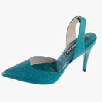 TACÒN - KAPRINA - 8.5 - CUERO AZUL LAGO - CALZADO CACHATINA