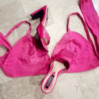 TACÒN - NICKY - 7.5 - CUERO FUCSIA - CALZADO CACHATINA