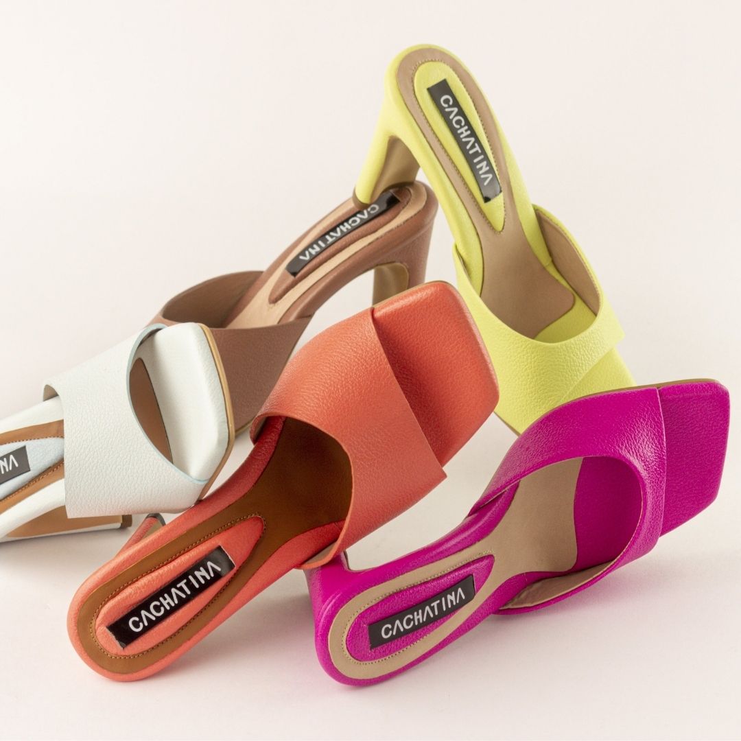 TACÒN - NICKY - 7.5 - CUERO FUCSIA - CALZADO CACHATINA
