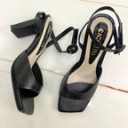 TACÒN ELEGANTE - WHENDY ALTURA 7 Y MEDIO - CUERO NEGRO