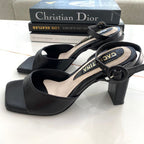 TACÒN ELEGANTE - WHENDY ALTURA 7 Y MEDIO - CUERO NEGRO