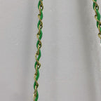 BOLSO CACHATINA - RIVER BAG - CUERO VERDE LOZA