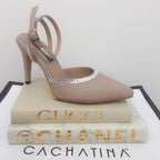 KALLISTA - CALZADO CACHATINA - ESTILETO MUJER - CUERO TAUPE - TACON 8.5 (11 CM)