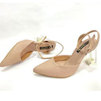 TACÓN - KALUPE - 7.5 - CUERO TAUPE - CALZADO CACHATINA