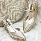 CALZADO CACHATINA - PLATAFORMA MUJER - TIZIANA STORE - CUERO DORADO - ALTURA 5.5 (7.5 CM)